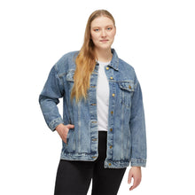 Load image into Gallery viewer, Embroidered Women's Denim Jacket — Apothecary Signature Jean Jacket