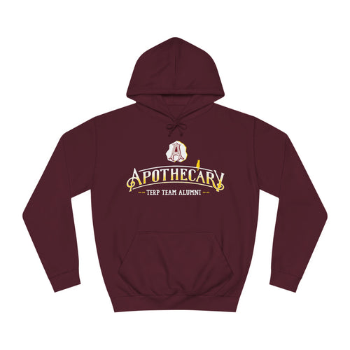 Apothecary Terp Team Alumni Unisex College Hoodie - Comfortable, Stylish Sweatshirt for College Graduates