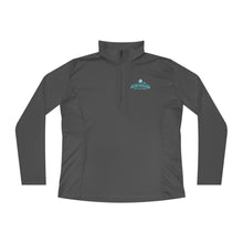 Load image into Gallery viewer, Ladies Quarter-Zip Pullover - Terp Team Alumni Design