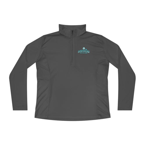 Ladies Quarter-Zip Pullover - Terp Team Alumni Design
