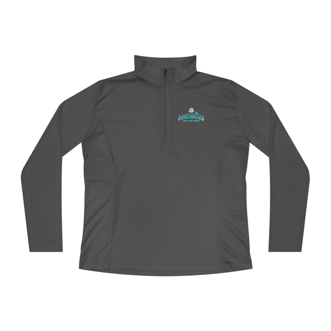 Ladies Quarter-Zip Pullover - Terp Team Alumni Design
