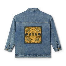 Load image into Gallery viewer, Embroidered Women's Denim Jacket — Apothecary Signature Jean Jacket