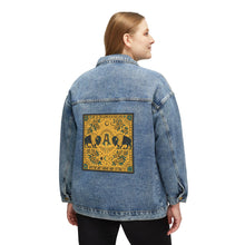 Load image into Gallery viewer, Embroidered Women's Denim Jacket — Apothecary Signature Jean Jacket