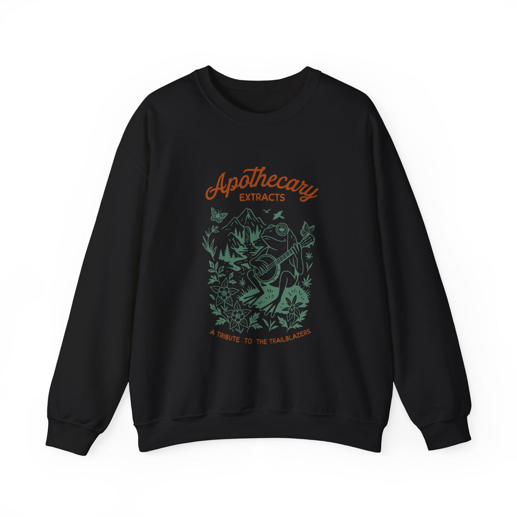 Apothecary Frog Banjo Crew Neck