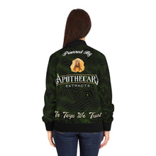 Load image into Gallery viewer, Apothecary Extracts 'In Terps We Trust' Women's Bomber Jacket