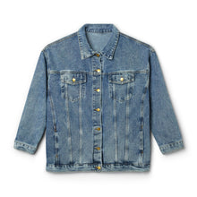 Load image into Gallery viewer, Embroidered Women's Denim Jacket — Apothecary Signature Jean Jacket