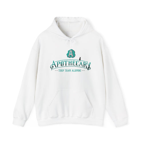 Apothecary Terp Team Alumni Hoodie - Cozy Unisex Sweatshirt for Graduates and Herbal Enthusiasts