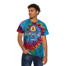 Load image into Gallery viewer, AE Spiral Tie-Dye Tee — Colorful Apothecary Extracts T-Shirt